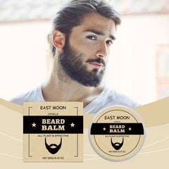 Men's Vanilla Beard Care Balm Nourishing Beard Moisturizing Smooth Glossy Nourishing Care Cream