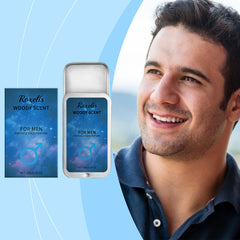 Men's Fresh Solid Balm Long-lasting Fragrance Portable Deodorant Stick for Men Woody Scent Solid Eau de Toilette