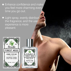 Men's Perfume Fresh Forest Cologne Woody Fragrance Elegant Gentle Long-lasting Scent Charming Men's Fragrance Mild Type