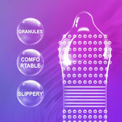 Large-Bump Floating-Point Condoms Classic / Bold Love / Intimate Ultra-Thin 8-Pack Party Sharing Set