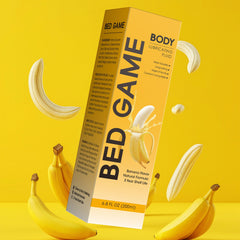 Private Label BED GAME Banana Flavored Lubricant, No Rinse Flavored Lube, Couples Lubricants Intimate New Design 200ml