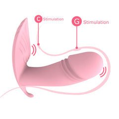 Hot Selling Full Silicone Adult Sex Toys Rechargeable G Spot Clitoral Anus Vibrators Wearable Panty Dildo for Women Mute
