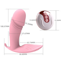 Hot Selling Full Silicone Adult Sex Toys Rechargeable G Spot Clitoral Anus Vibrators Wearable Panty Dildo for Women Mute