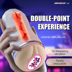 Silicone Male Cup Masturbator Adult Sexy Homemade Aircraft Cup Sex Toys for Men Convenient Sex Masturbating Tool