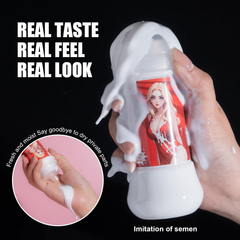 Water-based Lubricant White Gel, Smooth, Hypoallergenic, Simulation Semen Lubricant for Sex Water-based Lubricant-200ml