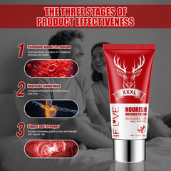 Men's Extra Strength Massage Cream-XXL Big Size Enhancement for Thickness, Performance &Longevity-Natural Formula for Men's Care