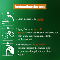 Herbal Highly Effective Delay Spray for Men, Gentle and Non-irritating, Helps Control Sensitivity - 5 Ml.