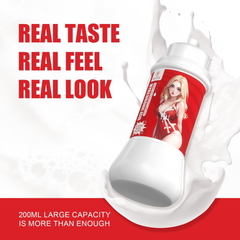 Water-based Lubricant White Gel, Smooth, Hypoallergenic, Simulation Semen Lubricant for Sex Water-based Lubricant-200ml