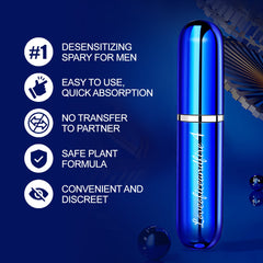 Herbal Long Time Sex Delay Spray for Men Premature Ejaculation Control Massager Oil Cream to Last Longer in Sex