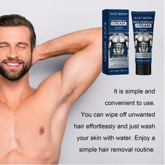 Depilatory cream Men's Gentle Non-Irritating Body Hair Removal Cream for Lip, Beard, Armpit, Lower Leg Hair