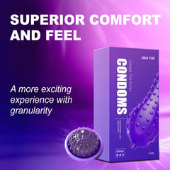 Large-Bump Floating-Point Condoms Classic / Bold Love / Intimate Ultra-Thin 8-Pack Party Sharing Set