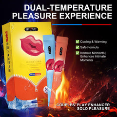 Cooling & Warming Oral Pleasure Drops - Mint & Grapefruit Flavored, Couples Use for Flirting,Intimate Oral Sex Fluids