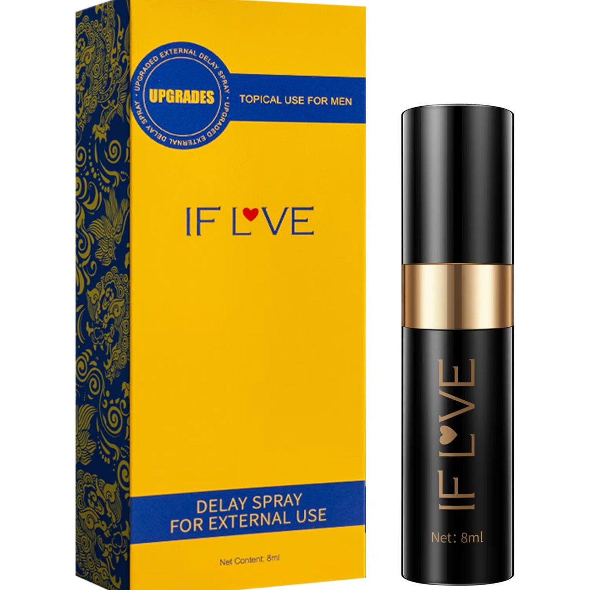 Desensitising Delay Spray for Men | Reduce Sensitivity Without Numbing and Last Longer | Discreetly Packaged and Compact